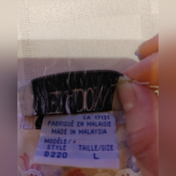 VINTAGE VERADONNA 2 Piece Flannel Pajamas Size Large - Picture 9 of 11